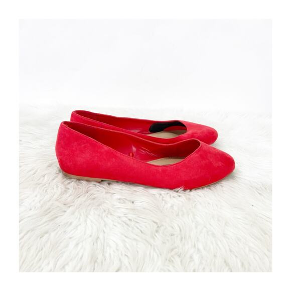 2/$30 Torrid Red Ballet Flats Size 10W Women’s Comfort Round Toe Slip On Casual - Picture 4 of 16